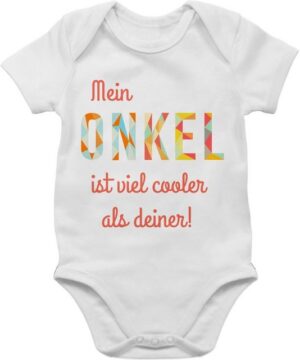 Shirtracer Shirtbody Mein Onkel ist viel cooler als deiner Strampler Baby Mädchen & Junge