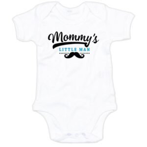 G-graphics Kurzarmbody Baby Body - Mommy´s little Man mit Spruch / Sprüche • Babykleidung • Geschenk zum Muttertag / zur Geburt / Taufe / Babyshower / Babyparty • Strampler