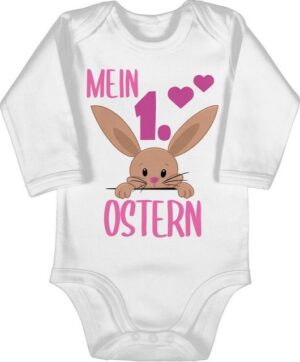 Shirtracer Shirtbody Mein 1. Ostern süßer Hase Ostergeschenke