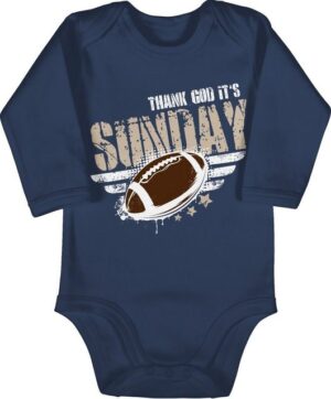 Shirtracer Shirtbody Thank God Its Sunday Football Sport & Bewegung Baby